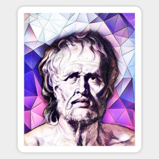 Lucius Annaeus Seneca Pink Portrait | Lucius Annaeus Seneca Artwork 8 Magnet
